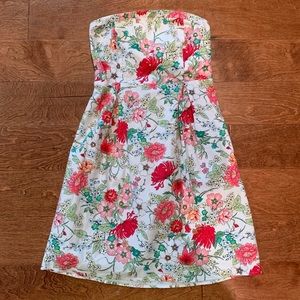 Old navy strapless floral sundress